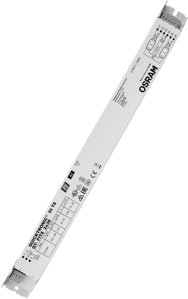 Osram Control Gear Evg Qt-Fit8 2X36/220-240 Immagine del prodotto 