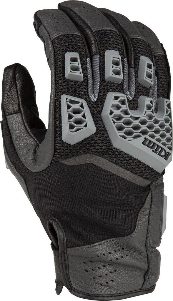 Klim Baja S4 perforierte Motorradhandschuhe, grau, M