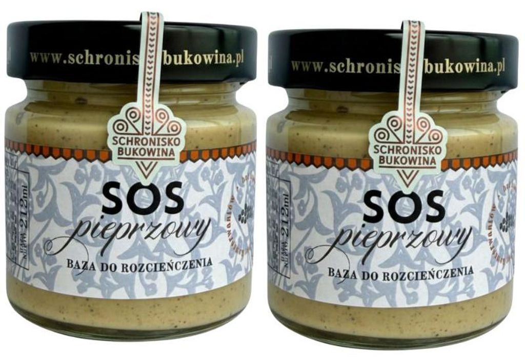 Pfeffersauce 212 ml - Schronisko Bukowina 2x
