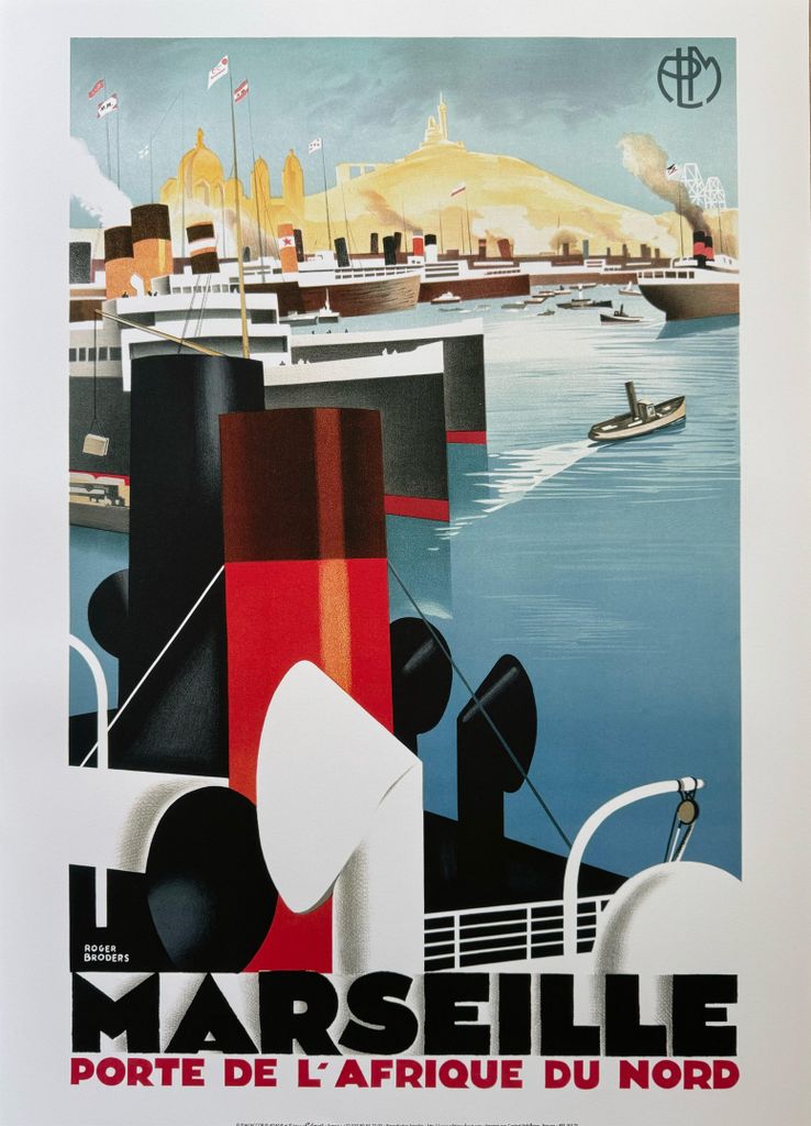 Marseille - BRODERS - 50x70cm Affiche Poster Image du produit 