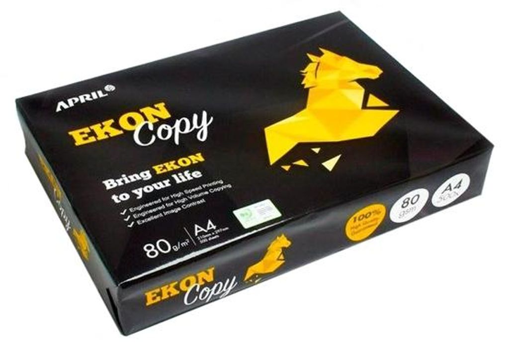 Kopírovací papier EKON 80 g/m² biely DIN A4 500 listov Obrázok produktu 