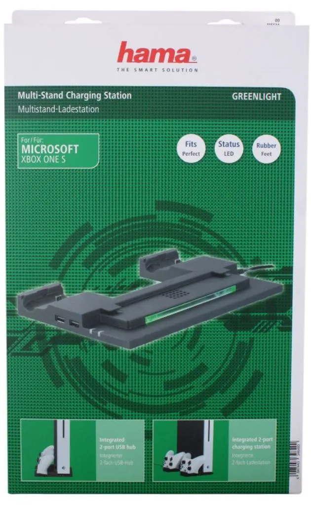 Multistand con 2 pacchi batteria per Microsoft XBox One S - 8