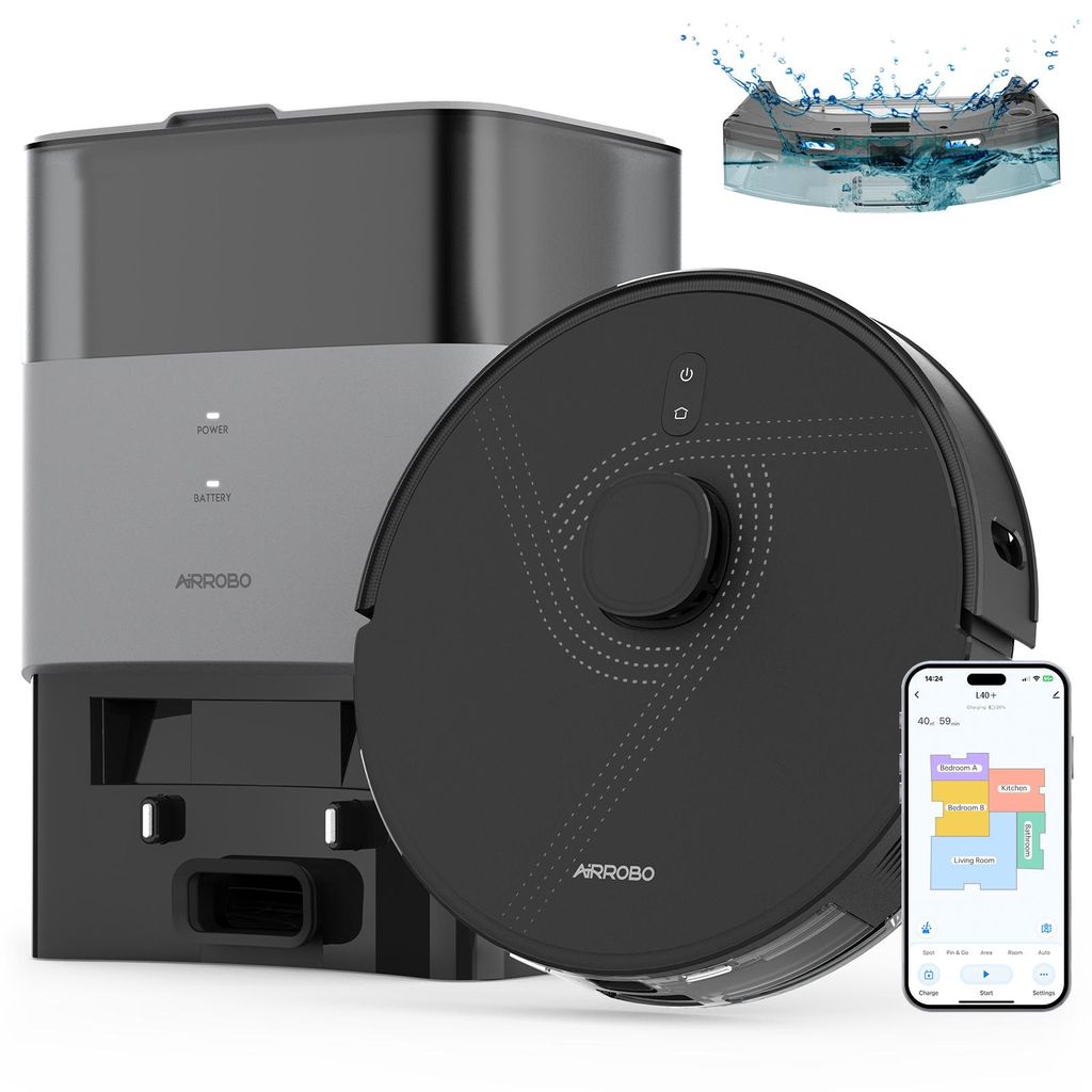 AIRROBO L40+ Robot aspirateur et balayeur avec station Image du produit 