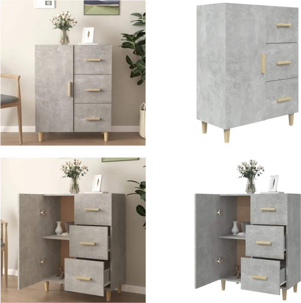 Credenza vidaXL Urban Concrete Grey | Mobiletto MUST-HAVE Soggiorno
