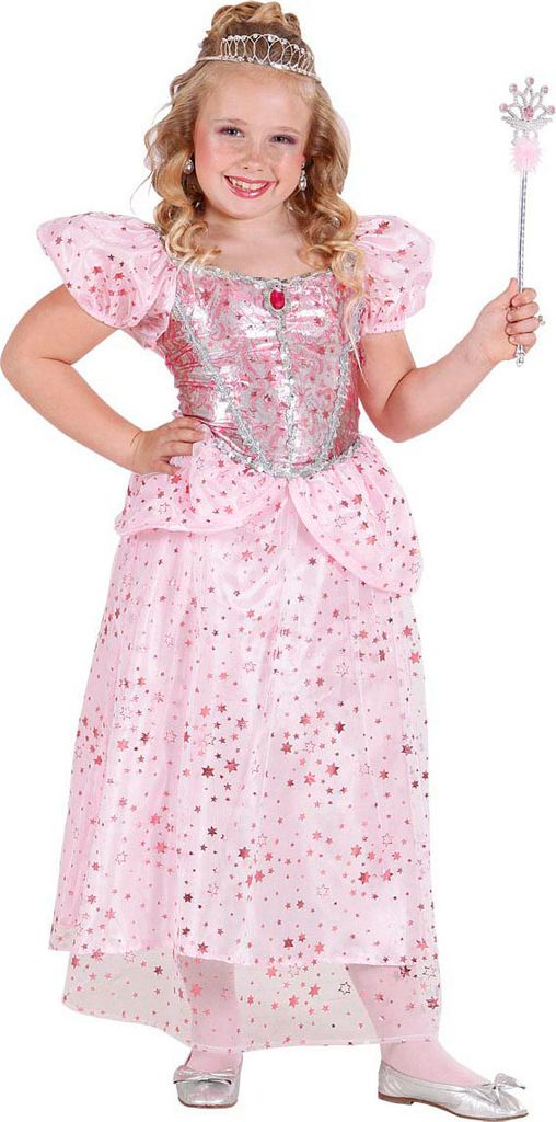 Kinderkostüm Prinzessin rosa 140