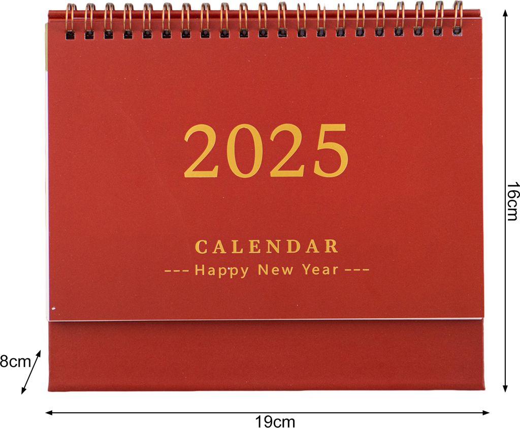 2025 Mini-Tischkalender, Tagesplaner, Flip-Kalender, To-Do-Liste, Notizblock, Zeitmanagement-Planer, Organizer für Büro, Zuhause, Schule