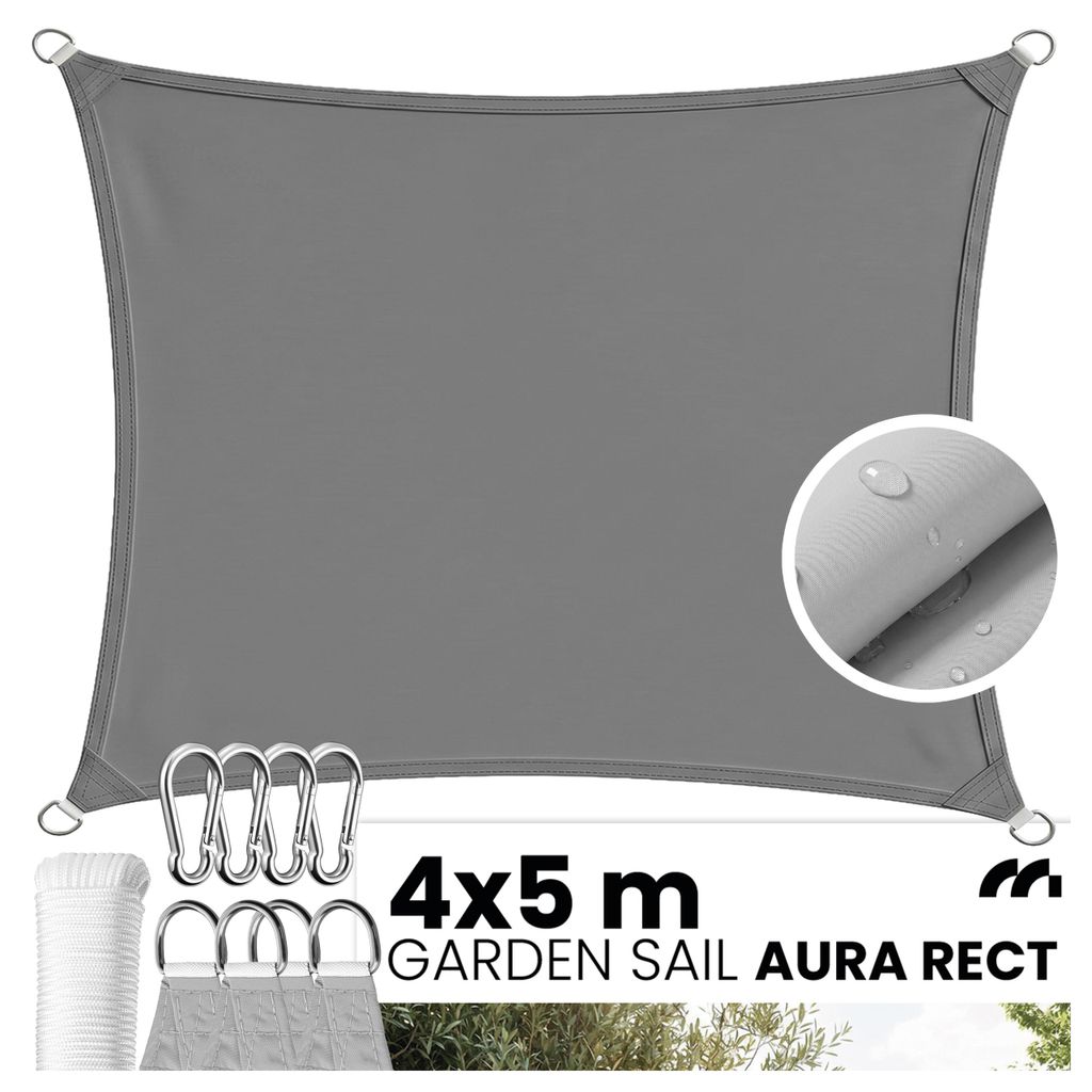 Sonnensegel Rechteckig 4x5m Sonnenschutz Wasserdichter Produktbild 