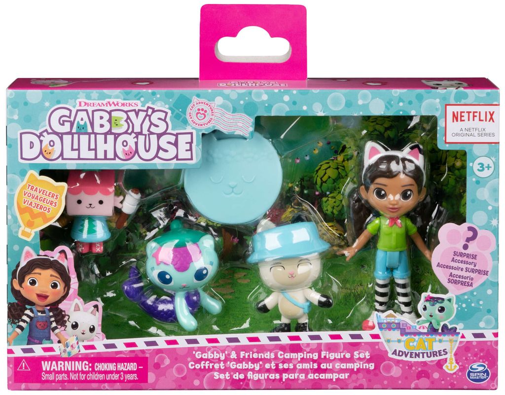 Gabby's Dollhouse Play Figures Set Camping Produktbild 