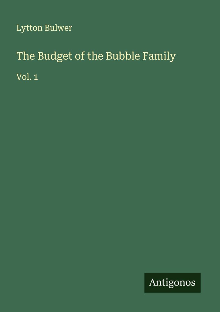 Der Haushalt der Familie Bubble