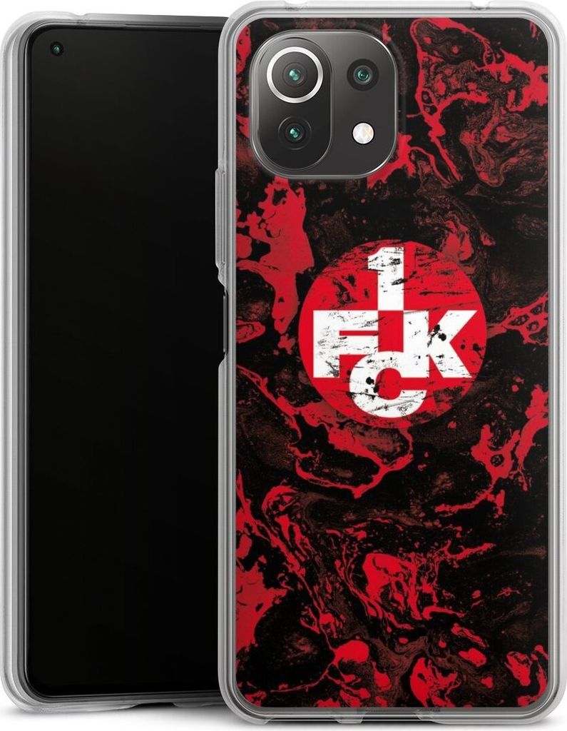 DeinDesign Handyhülle für Xiaomi Mi 11 Lite 5G Silikon Hülle Case Smartphone Schutzhülle 1. FC Kaiserslautern 1. FCK Logo