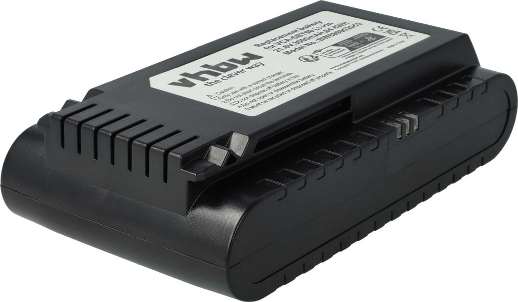 vhbw Akku kompatibel mit Samsung Jet 75 Multi VS20T7534T1/SH, 70 LIGHT, 70 EASYM VS15T7033R4/SH, 75 Staubsauger Schwarz (3000 mAh, 21,6 V, Li-Ion)