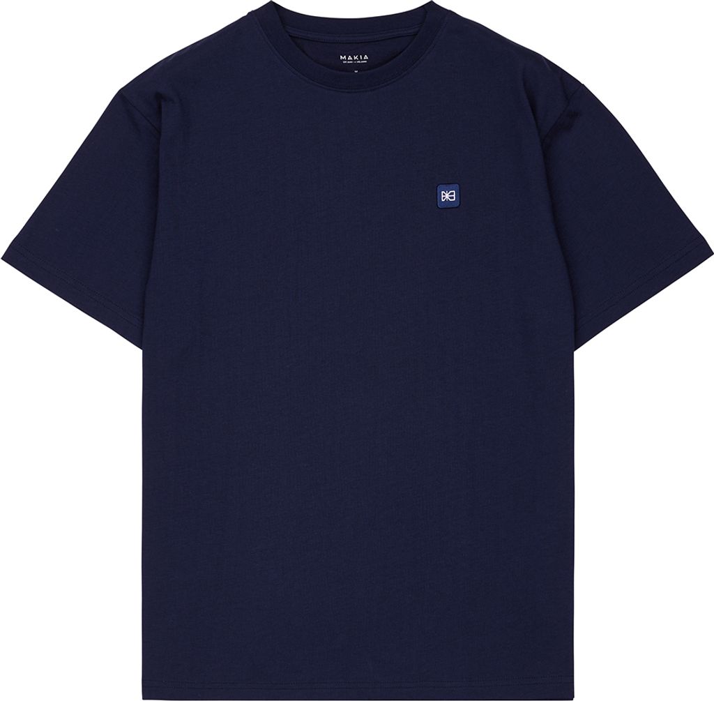 Makia Laurel Kurzarm-t-shirt Blau L Mann Blau L