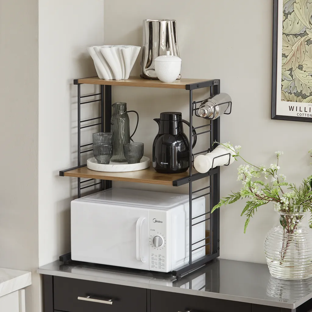 Organiseur Cuisine pour Micro-ondes : Fini le Désordre sur votre Comptoir