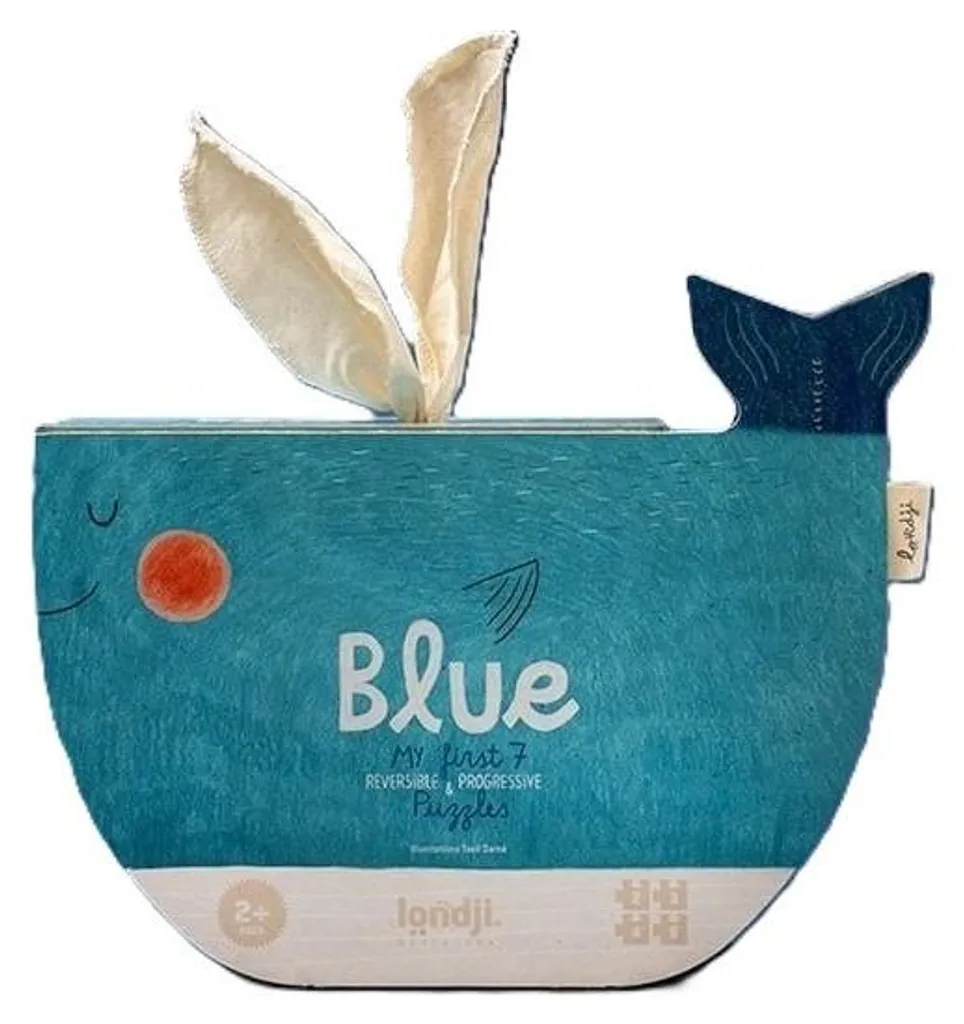 Puzzle réversible animaux marins Londji - Jeu éducatif en carton recyclé