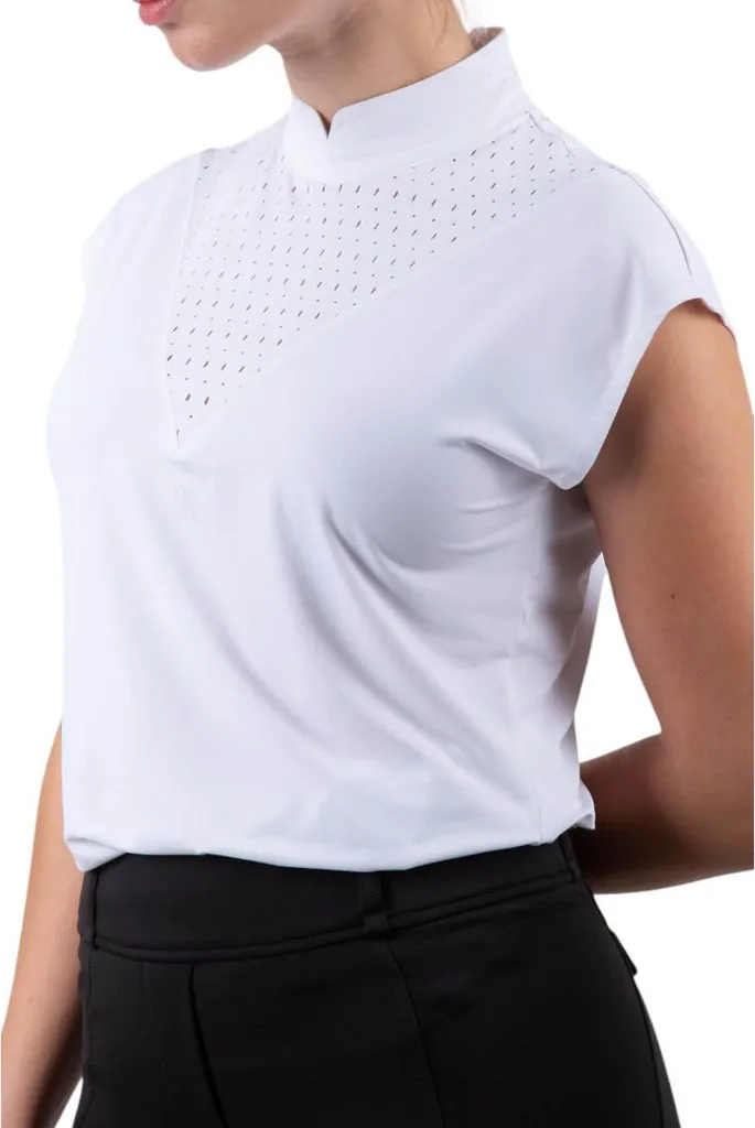Chemise de Concours Dahlia PS of Sweden : Confort sans Manches Blanc M
