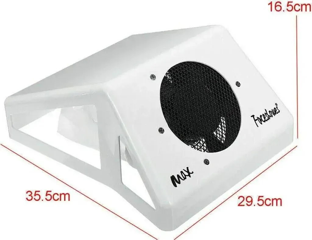 Aspirateur à ongles de table 65W blanc compact pour manucure