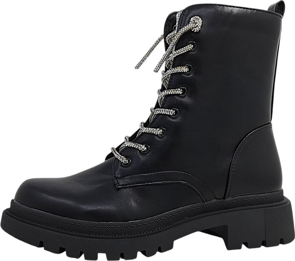 La Strada - Bottines à lacets pour femmes, couleur noire, Image du produit 