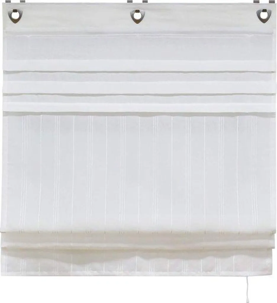 Store romain à œillets style champêtre installation clipsable rapide