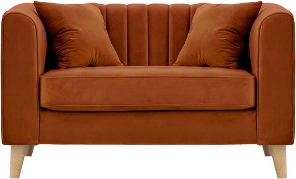 Loveseat Mary-Velluto 33-like oak