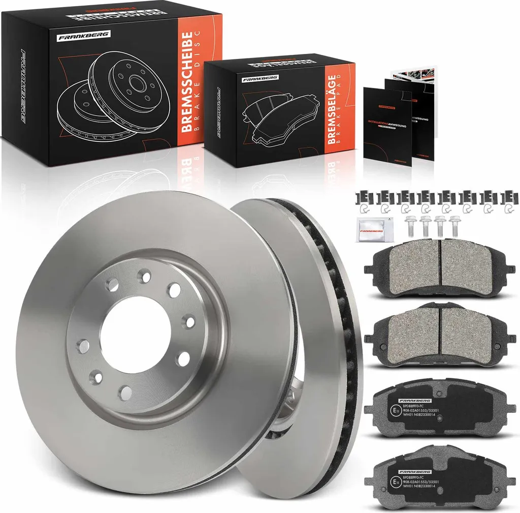 Disques et Plaquettes Avant Anti-Vibration pour Peugeot Partner et Rifter
