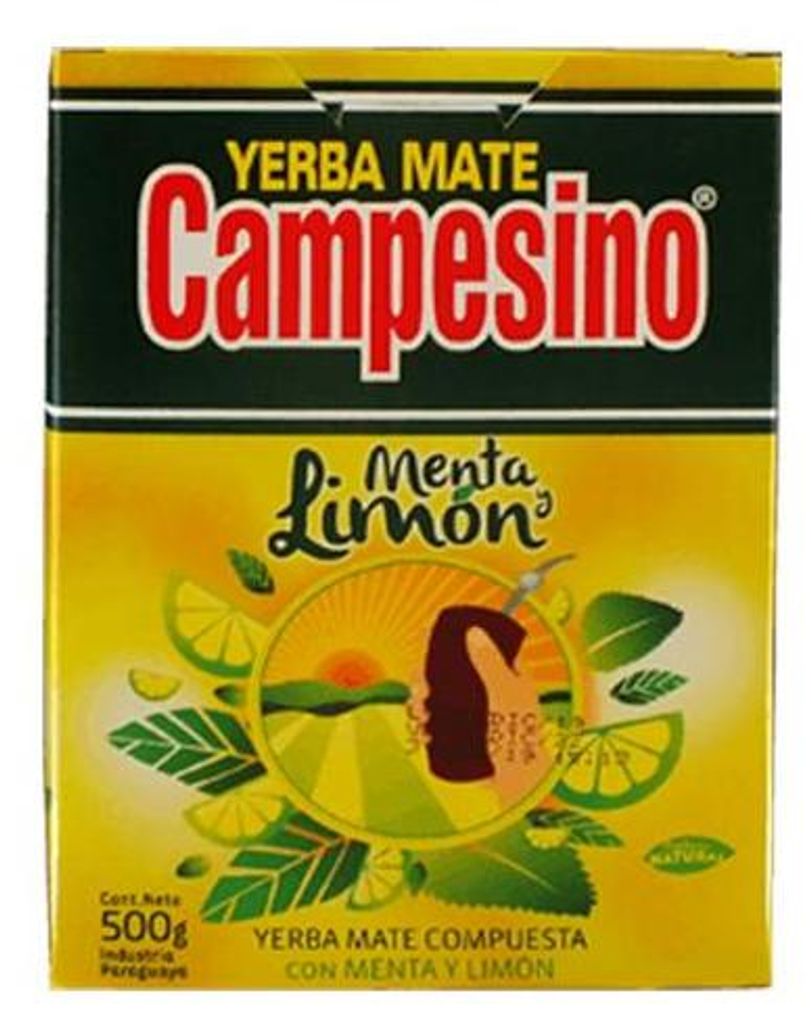 Campesino Menta Limon Yebra Mate Čaj 500g | Lemon Mate Čaj Obrázok produktu 