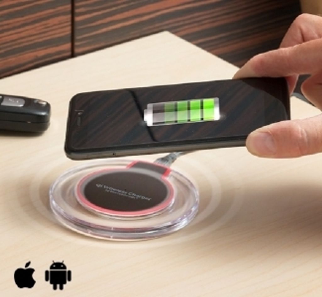 InnovaGoods Drahtloses Ladegerät für Qi Smartphones