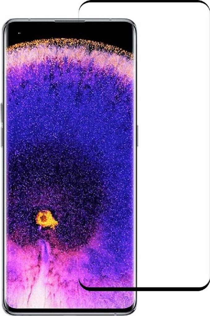 3x 9H Hartglas für Oppo Find X5 Pro FULL CURVED Displayschutz Panzerfolie 3D Panzerglas Schutzglas Schutzfolie Displayglas Glasfolie