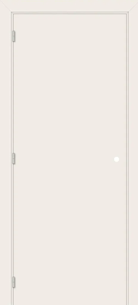Bloc porte Lacdor Blanc Pur H204 x L73 cm Poussant Droit pour Intérieur