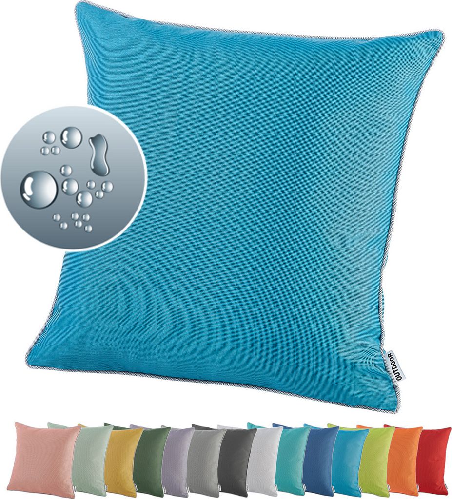 heimtexland ® OUTDOOR Lounge Dekokissen LOTUS EFFEKT 45x45 Produktbild 