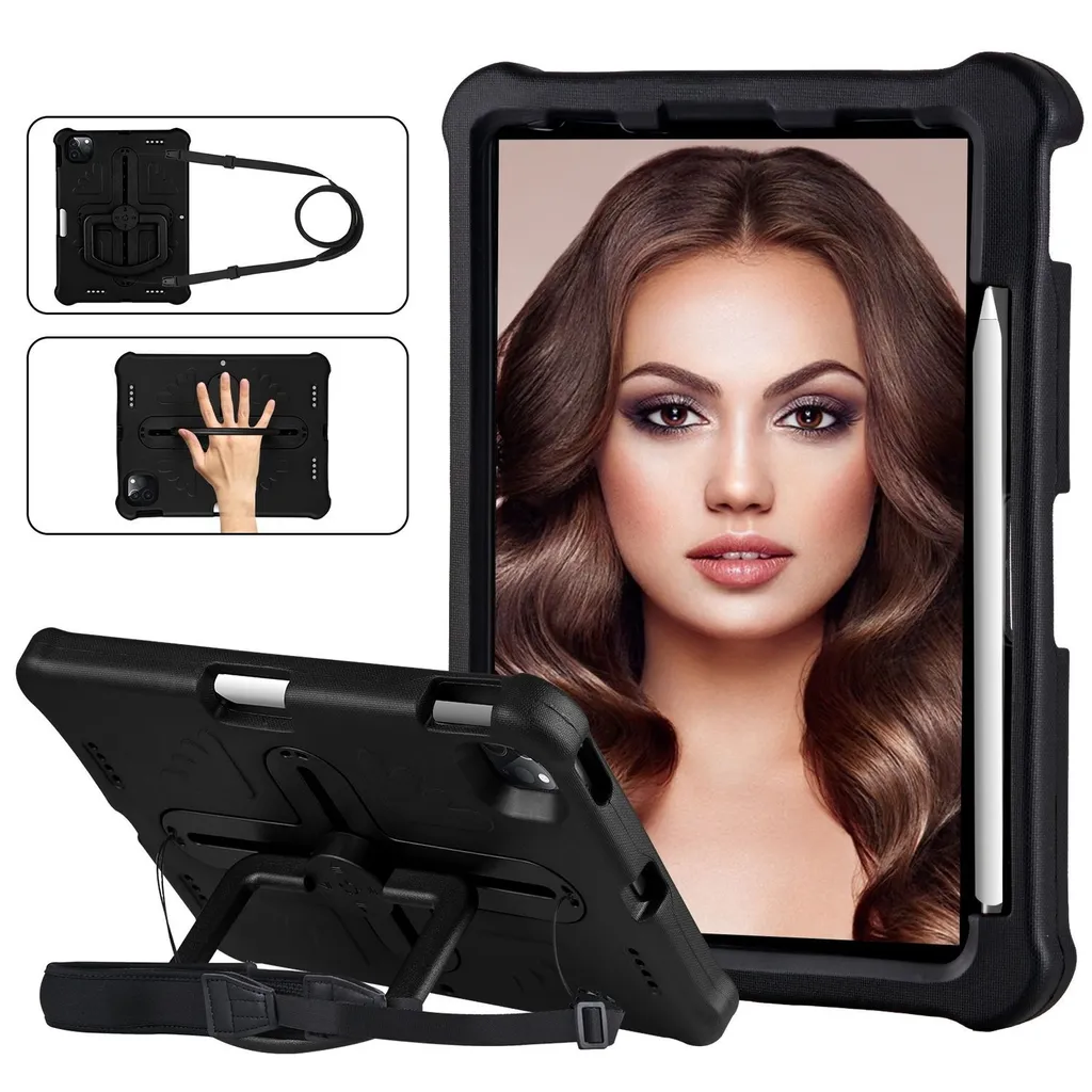 Cover iPad Air 11 2024 / Pro 11 Anticaduta Bambini - Guscio 360 Ibrido