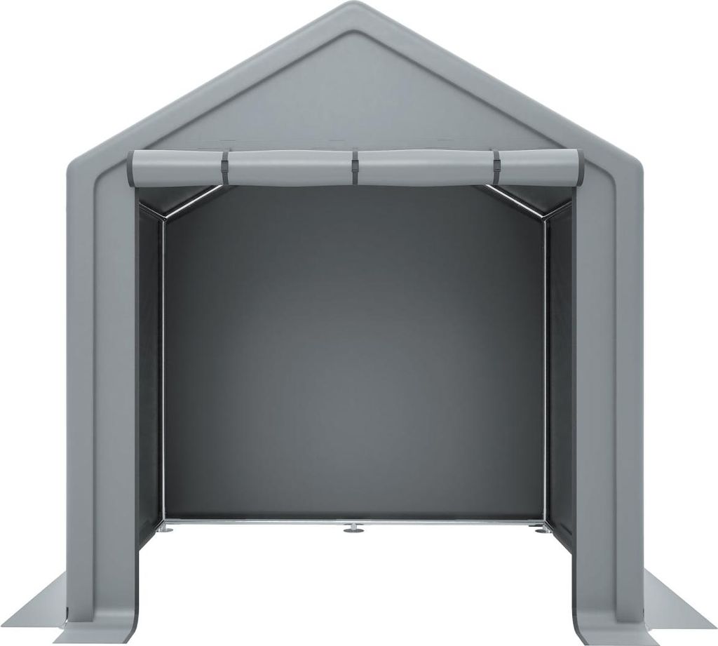 Geräteschuppen Dunkelgrau 190x170x200 cm als Fahrradgarage & Lagerzelt, wetterfestes Garagenzelt für Garten & Werkzeug