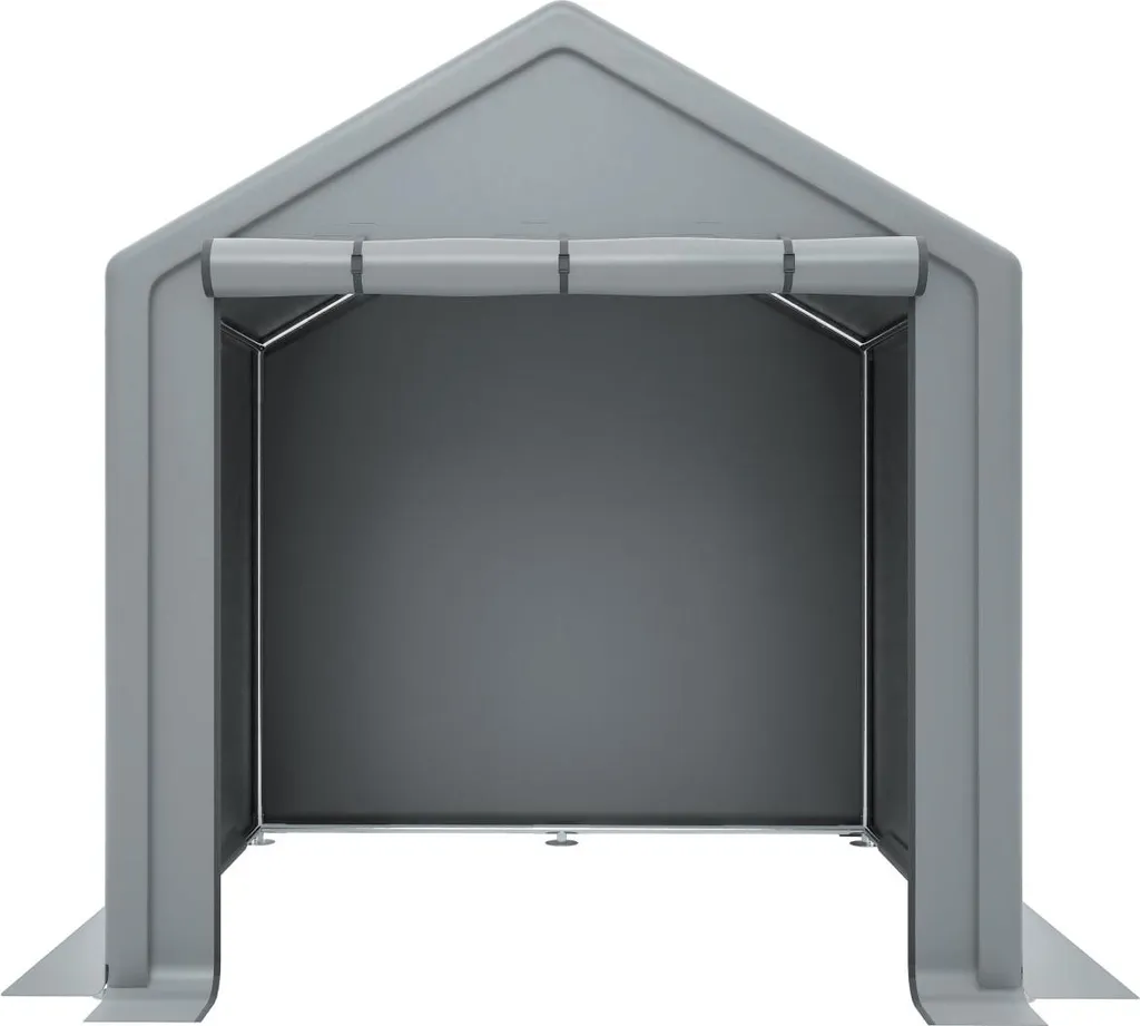 Remise à outils gris foncé 190x170x200 cm : tente de stockage robuste