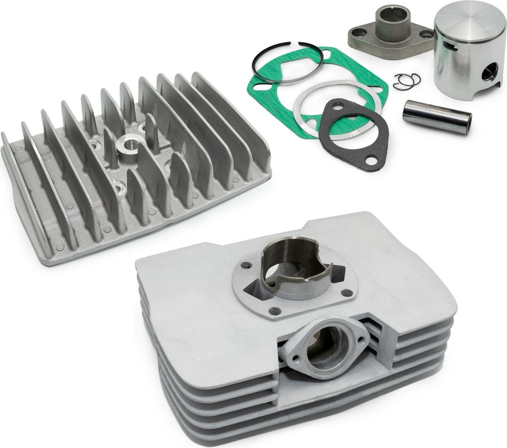 Zylinder Set + Kopf 80ccm 48mm 14mm Kobo LANG HUB für Hercules GT K MK SB Supra KX XE Sachs 50S 501 506 50/5