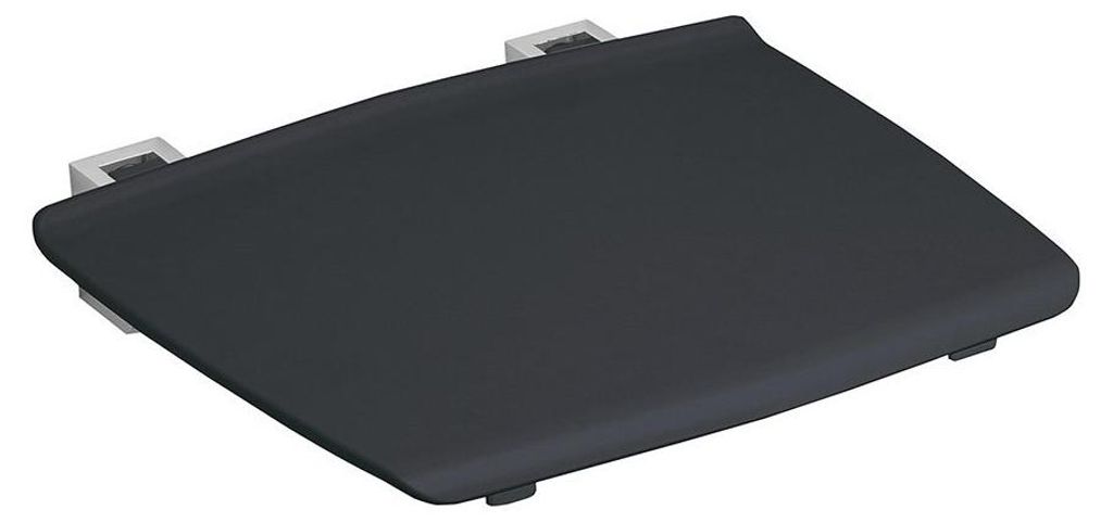 Gelco Duschklappsitz 32,5x32,5cm, dunkel Grau