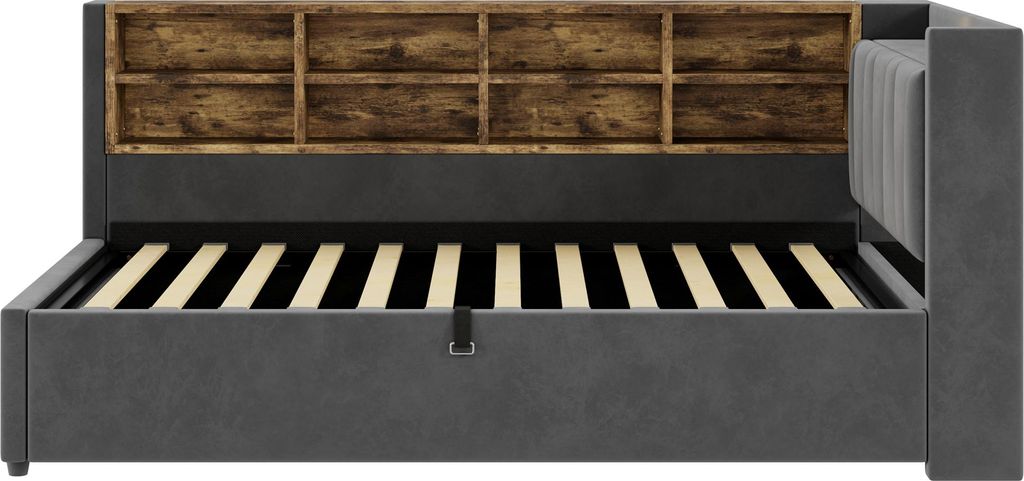 Flieks Polsterbett 90x200cm mit Ladefunktion und Produktbild 