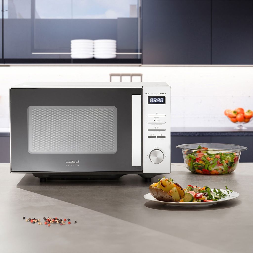 caso M 20 Ceramic Gourmet Mikrowelle 700 W silber (3321)