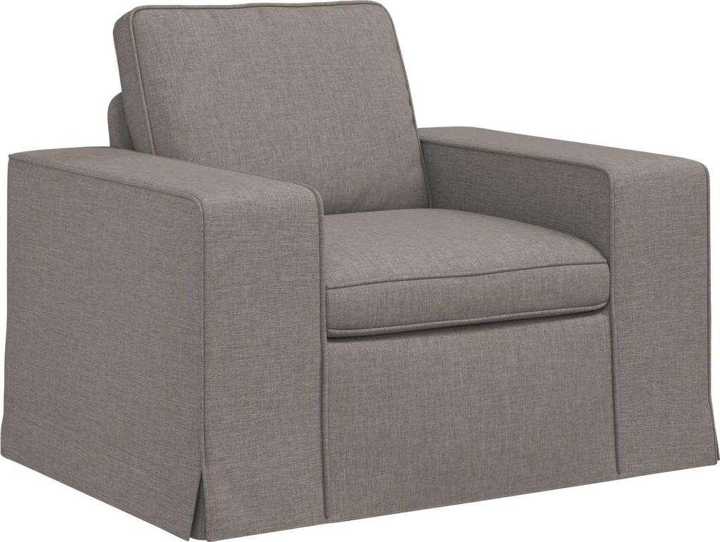 vidaXL Sofa Taupe 103 x 80 x 82 cm Stoff