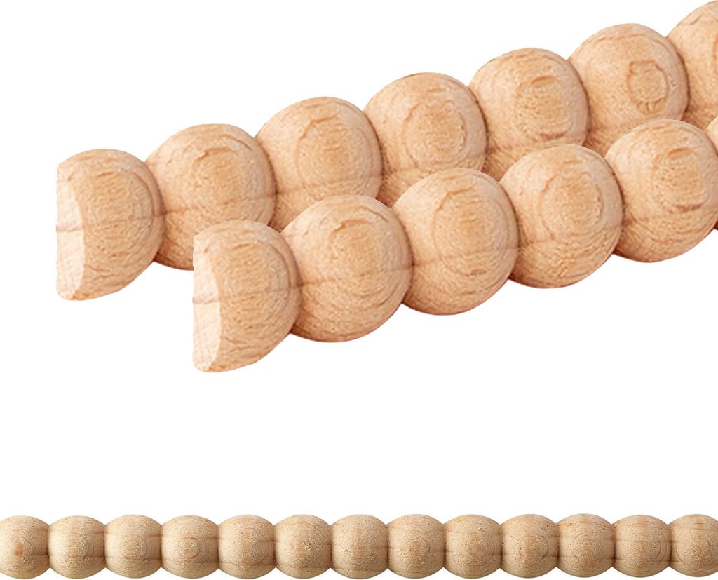 Holz Profilleiste in 12 x 5,5 x 1000 mm | 2er Set - 2 Meter Produktbild 