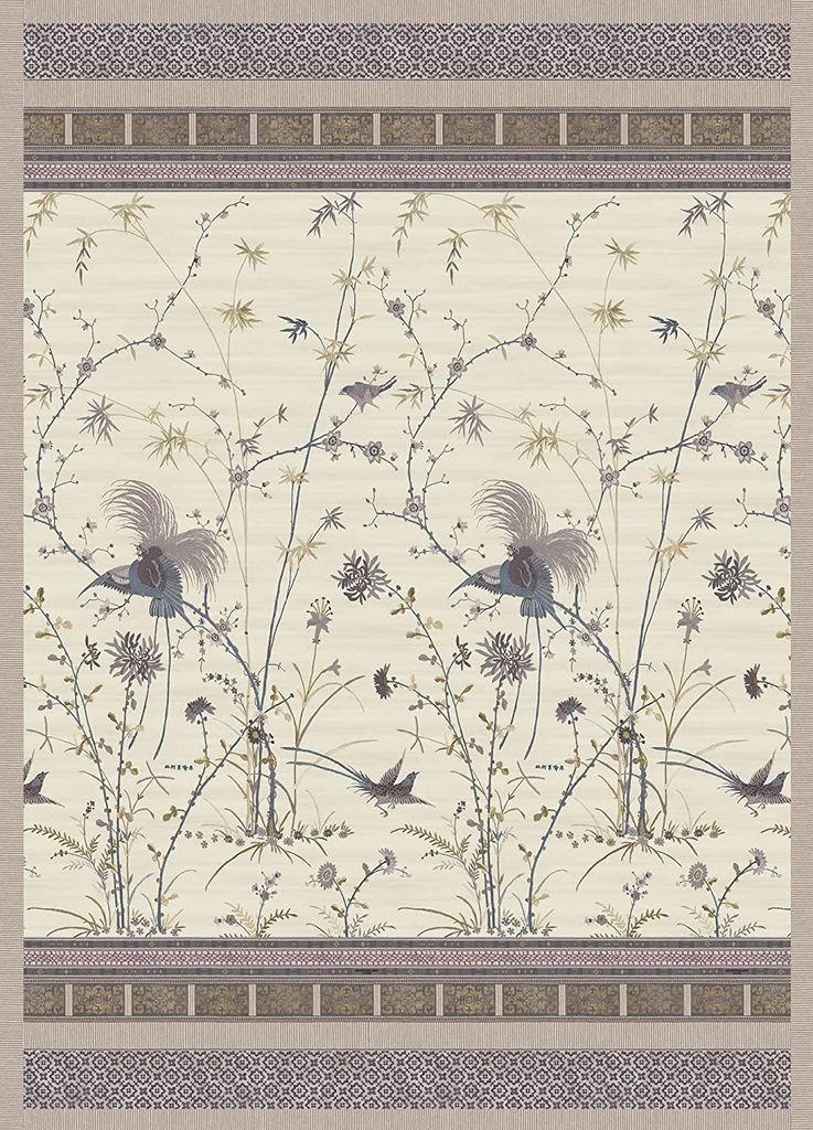 Bassetti Fong, coperta a quadri, color crema, 240 x 250 cm Immagine del prodotto 