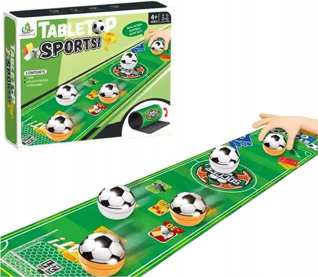 Curling Fußball Geschicklichkeitsspiel Familienspaß voller Produktbild 