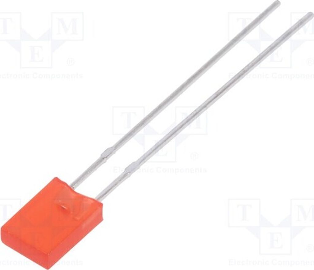 5x LED 5x2x7,15mm 130° rechtwinklig 70÷120mcd rot LL-253VD1F-1B LED Dioden THT r