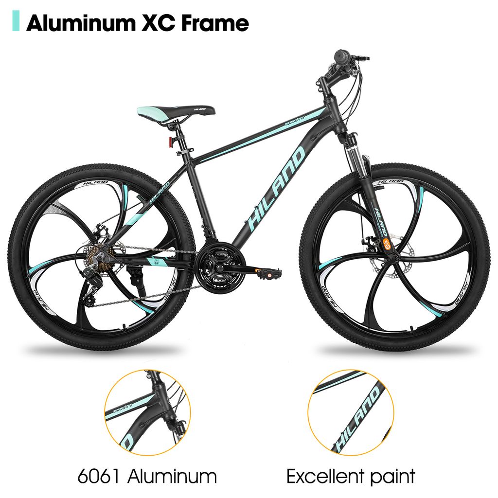 HILAND Mountainbike 26 Zoll mit 21 Gang, Aluminiumrahmen, Produktbild 4