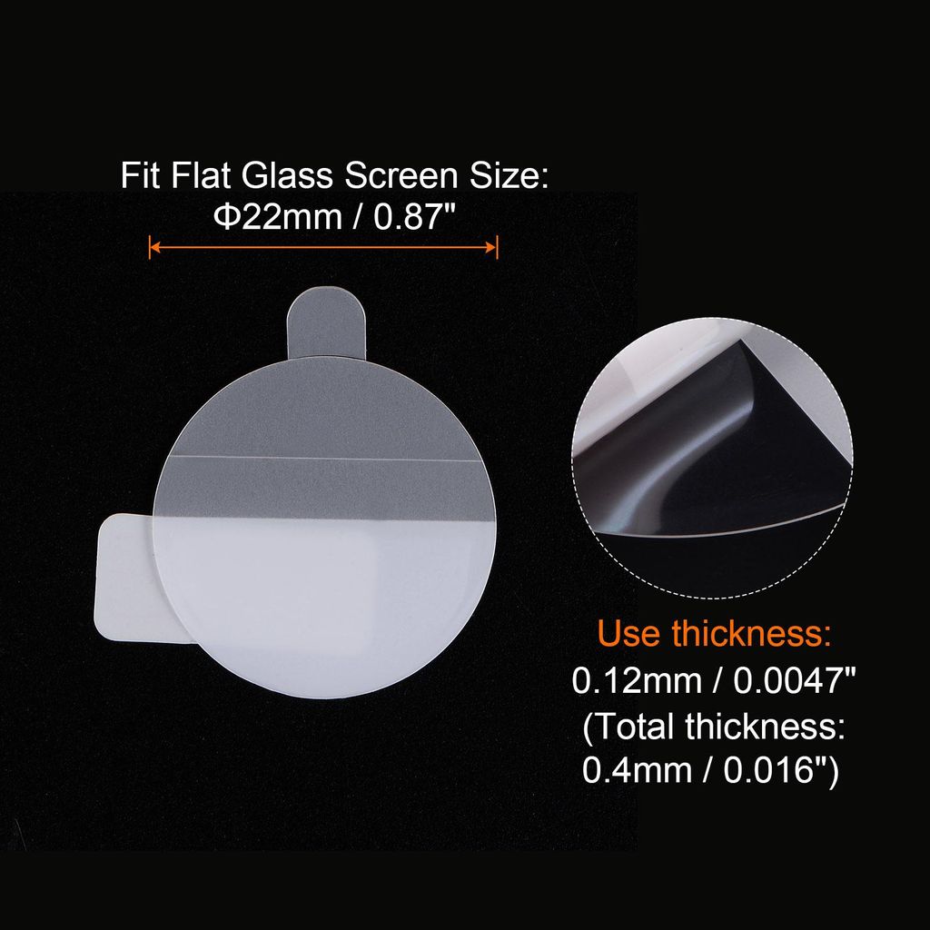 3 Stš¹ck Uhrenglas Displayschutzfolien 22mm HD High Definition Anti-Kratz Wasserdicht Ultra-Dš¹nn TPU Universal Smartwatch Bildschirmschutzfoli...