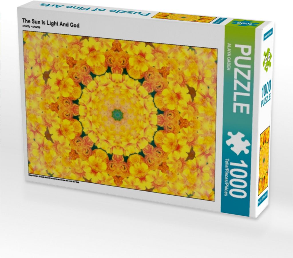 Calvendo The Sun Is Light And God 1000 Teile Puzzle quer 640x480mm, GADEH ALAYA; 7413642