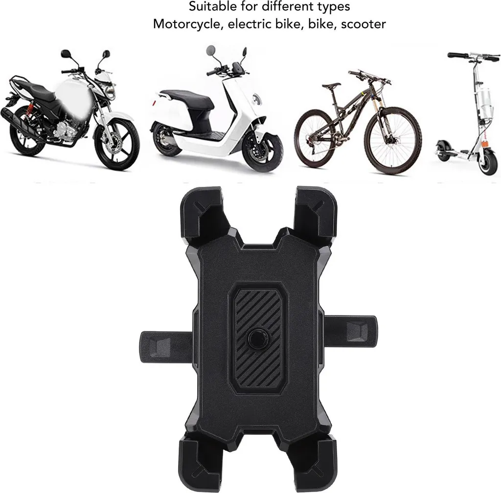 Staffa Smartphone Moto 360° Alluminio Ammortizzata One Touch Lock - 4