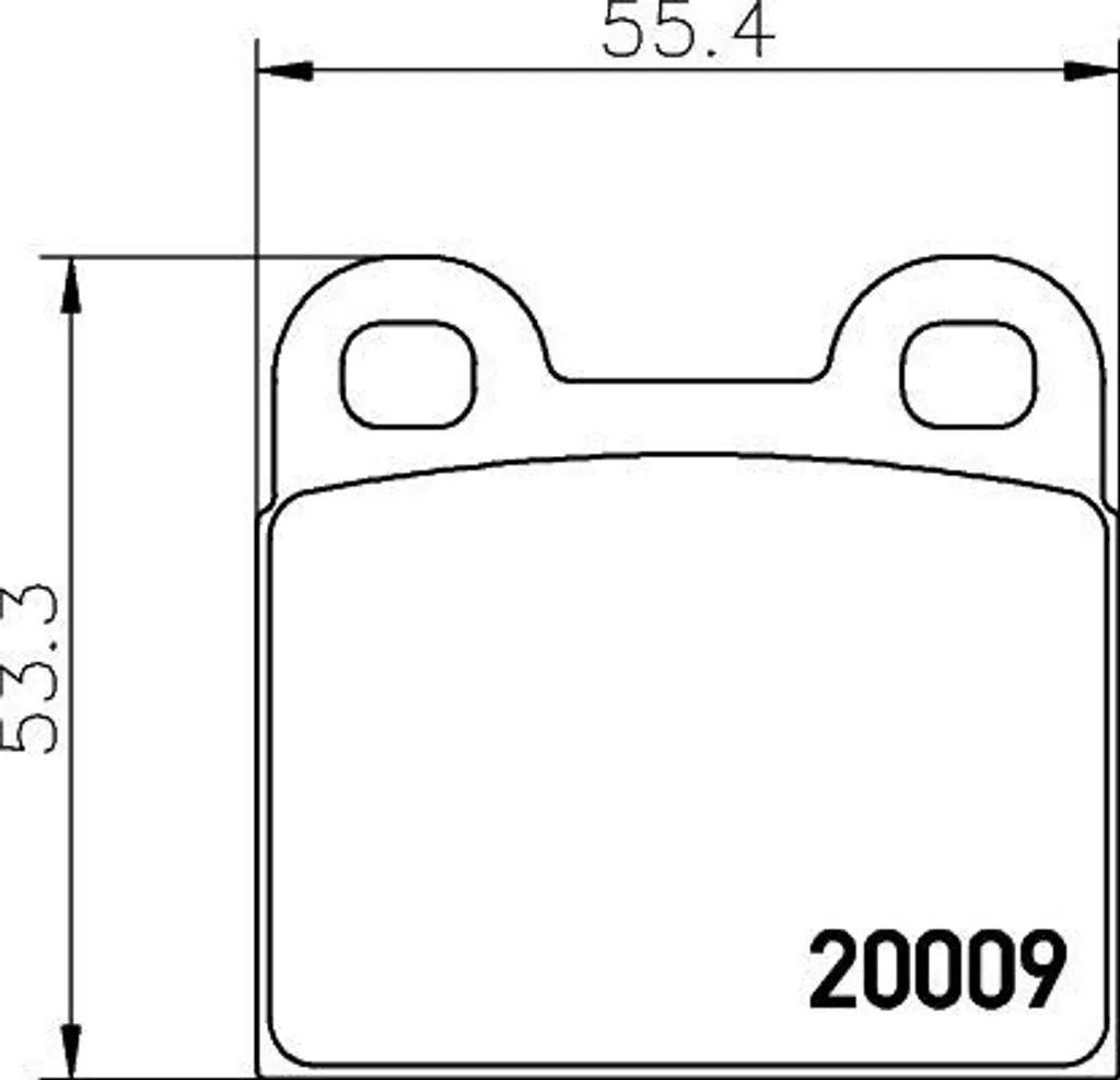 Plaquettes de Frein HELLA 8DB 355 006-991 pour Spider et Kaefer OE