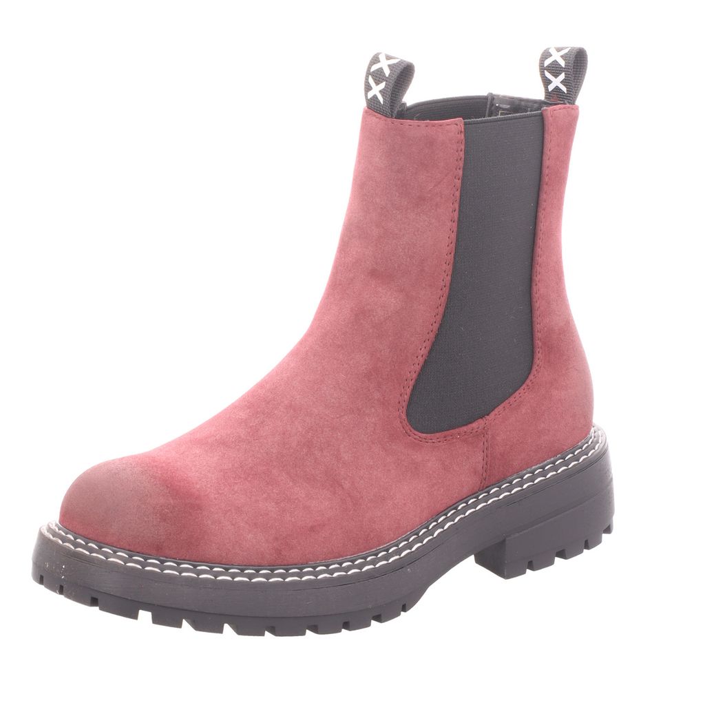 Damen Stiefeletten Rote Stiefeletten Gr 43 Tamaris Leder