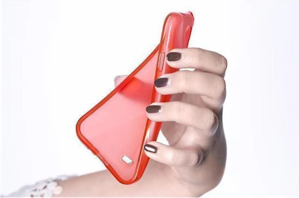 Cadorabo custodia protettiva per Samsung Galaxy E5 in rosso custodia per telefono cellulare TPU custodia in silicone