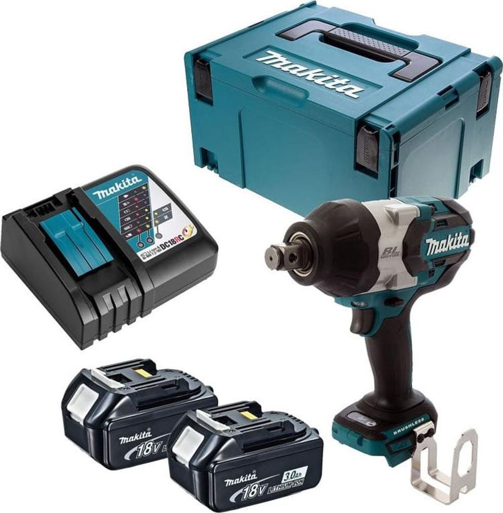 Schlagschrauber 18V LXT 1050Nm 3/4" (2x3,0 Ah) in MAKPAC - MAKITA DTW1001RFJ