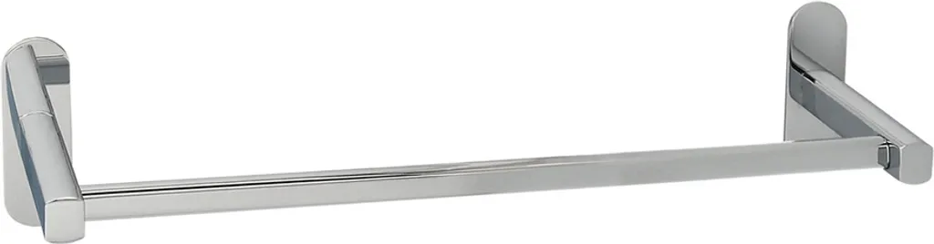 Porte-serviettes mural Maurer en inox brossé 60 cm sans perçage mur